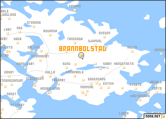 map of Brännbolstad