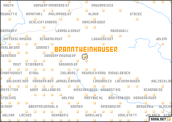 map of Branntweinhäuser