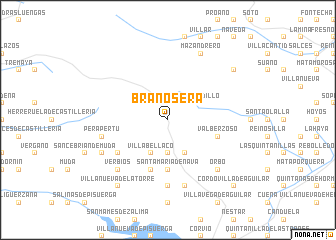 map of Brañosera