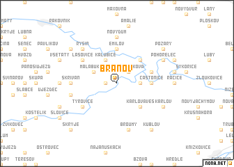 map of Branov