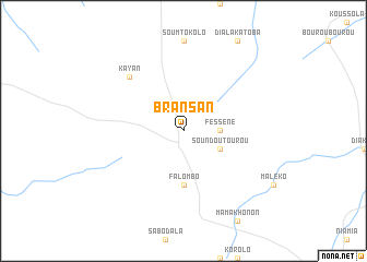 map of Bransan