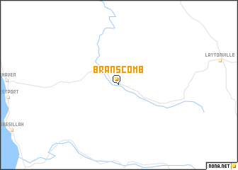 map of Branscomb