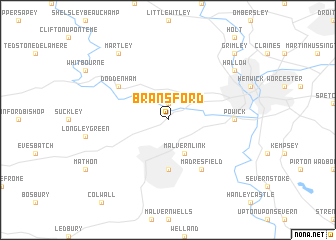 map of Bransford