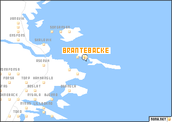 map of Brantebacke