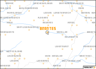 map of Brantes