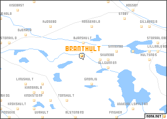 map of Branthult