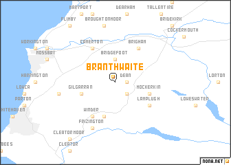 map of Branthwaite