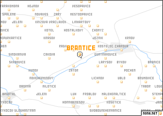 map of Brantice