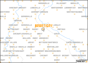 map of Brantigny