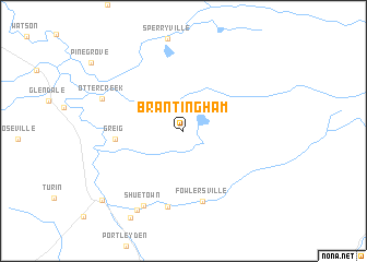 map of Brantingham