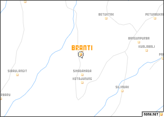 map of Branti