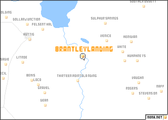 map of Brantley Landing