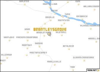 map of Brantleys Grove