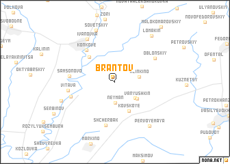 map of Brantov