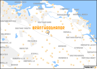 map of Brantwood Manor