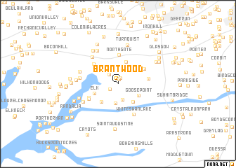 map of Brantwood