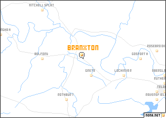 map of Branxton