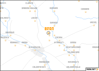 map of Bran