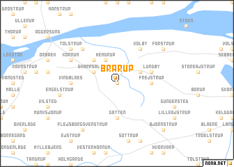 map of Brårup