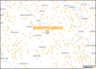 map of Brašansko Brdo