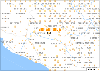 map of Bras Droile