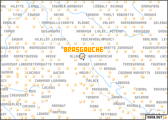 map of Bras Gauche