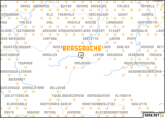 map of Bras Gauche