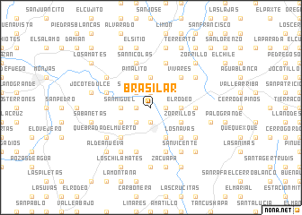 map of Brasilar