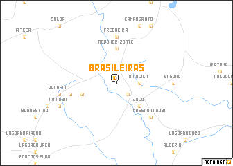 map of Brasileiras