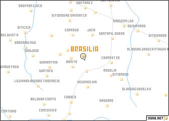 map of Brasília
