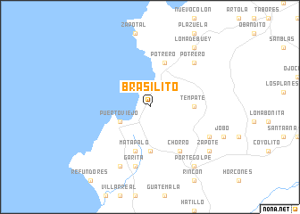 map of Brasilito