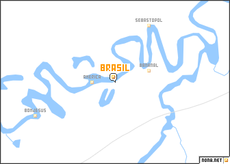 map of Brasil