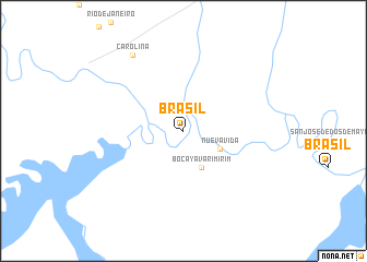 map of Brasil