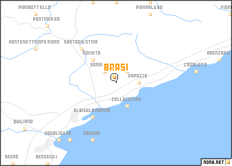 map of Brasi
