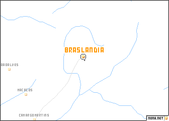 map of Braslândia