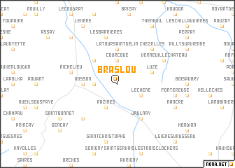 map of Braslou