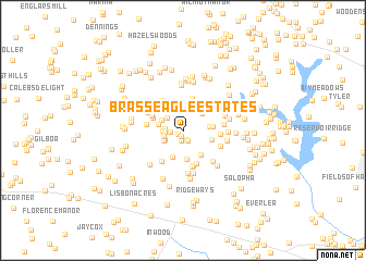 map of Brass Eagle Estates