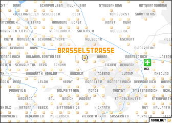 map of Brasselstraße