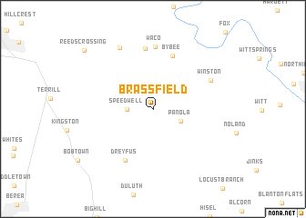 map of Brassfield