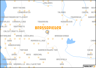 map of Brasso Piedra