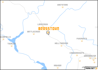 map of Brasstown