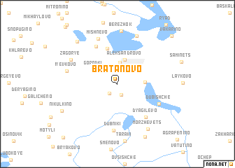 map of Bratanovo