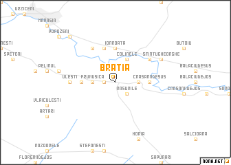 map of Bratia