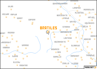 map of Bratilës