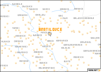 map of Bratilovce