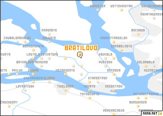 map of Bratilovo