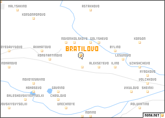 map of Bratilovo