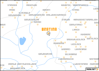 map of Bratina