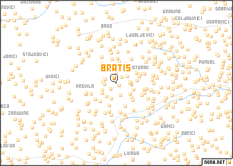 map of Bratiš