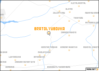 map of Bratolyubovka